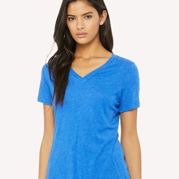 Women's Relaxed Triblend V-Neck Tee Thumbnail